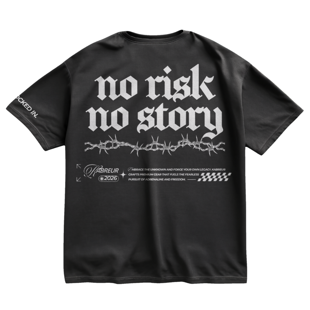 NO RISK NO STORY T-SHIRT V2